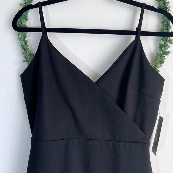 NWT Lulus Sealed With A Kiss Body Con Black Ruffle Dress Size: Medium - Picture 7 of 16